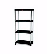 View: 9T38 Rubbermaid Storage Shelving, 4-Shelf Unit